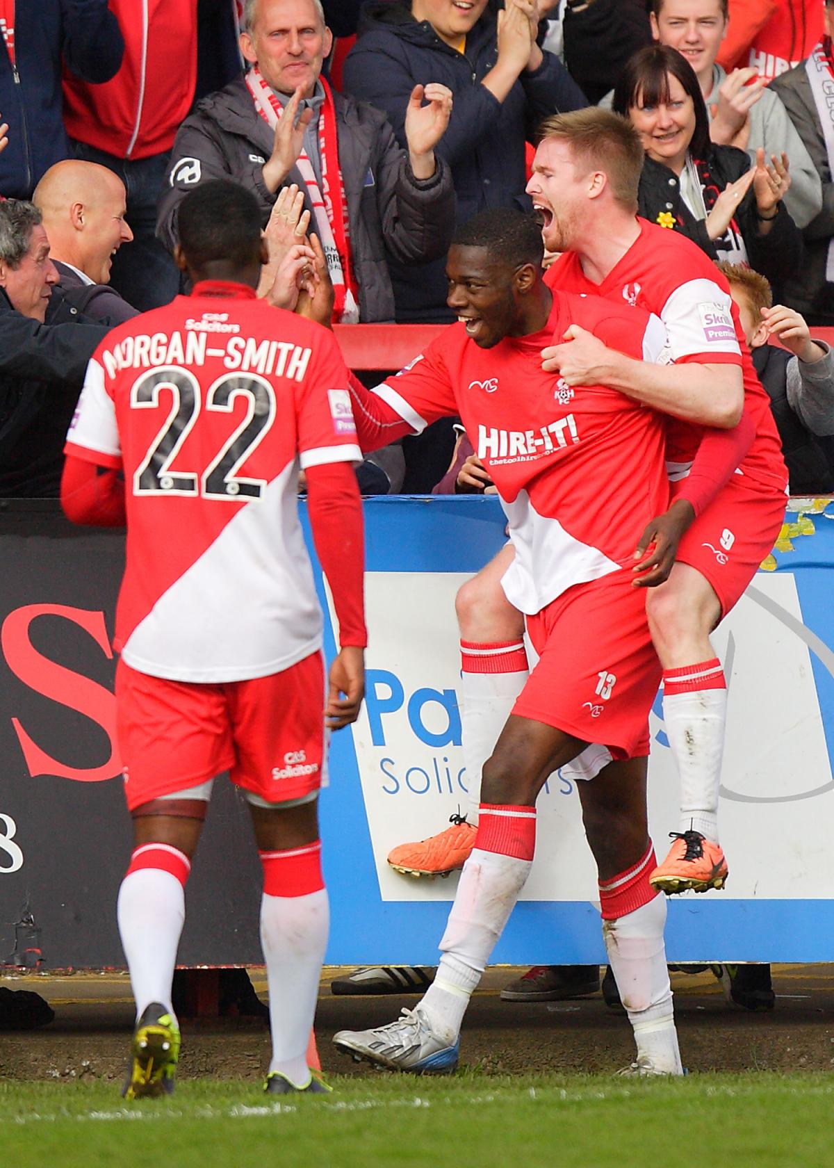 BOSS Gary Whild saluted substitute Nathan Blissett for helping Harriers stay in the Skrill Premier play-off race with a vital victory over Welling United.