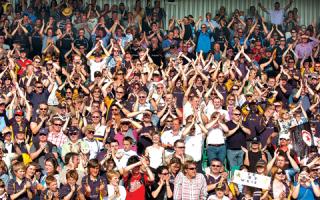 PEOPLE POWER: Warriors can expect their usual amazing support when they take on Northampton Saints at Franklins Gardens on Saturday.