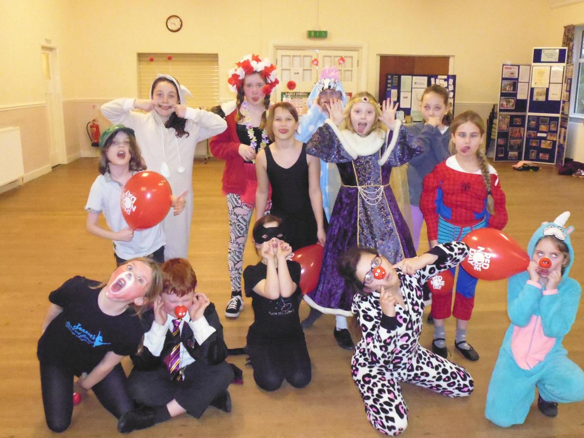 Zennor’s Dance Academy students wore fancy dress every night last week to help raise money for the cause by donating a £1 every time.