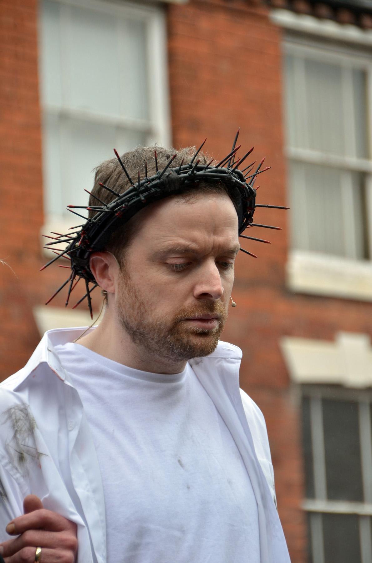 Jesus, played by Stuart Wishart. PIC: Colin Hill