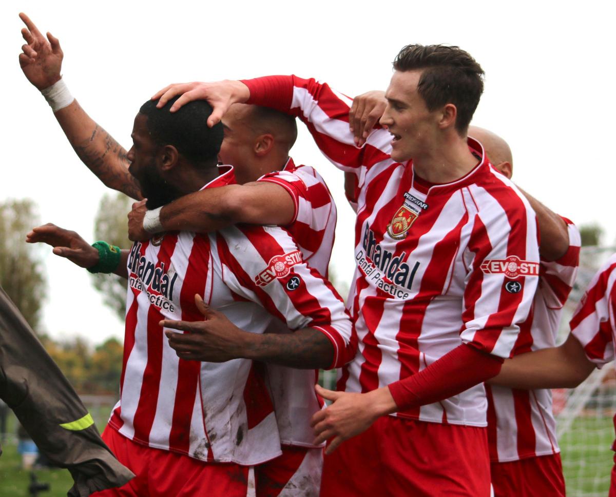 STOURBRIDGE wrote another chapter in their FA Cup history as they humbled Kidderminster Harriers at the War Memorial Ground, thanks to goals for Justin Richards, Chris Lait and Matt Dodd.