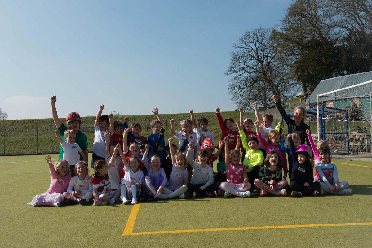 Pupils as young as two from Abberley Hall School, in Great Witley, took up the challenge to run a mile for Sport Relief