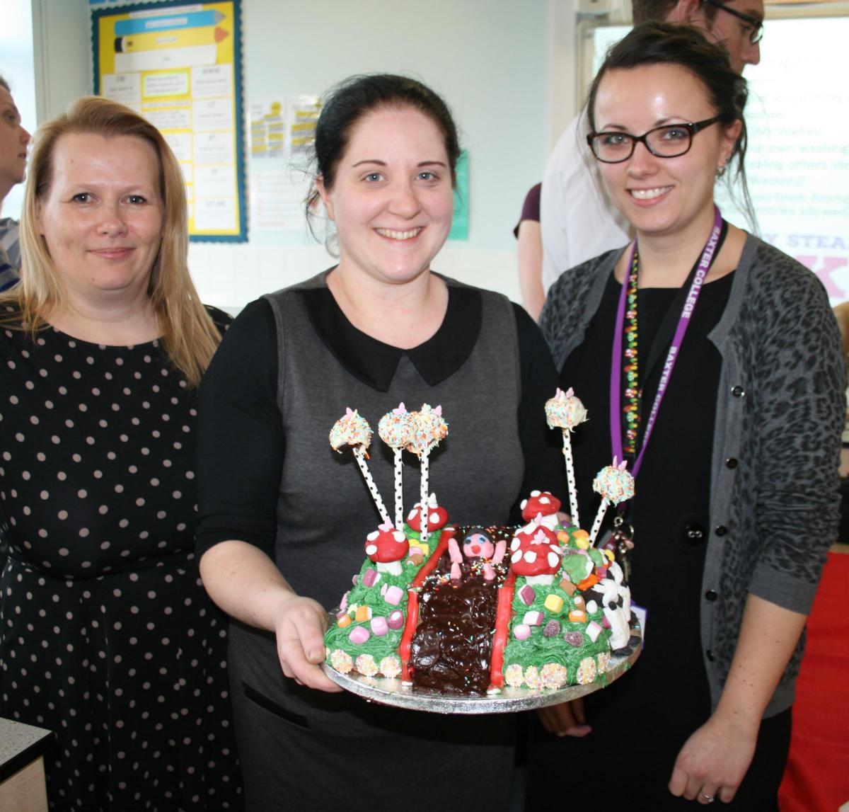 The Humanities department at Baxter College won the creative challenge for the Sport Relief 'Baxter Bake Off'