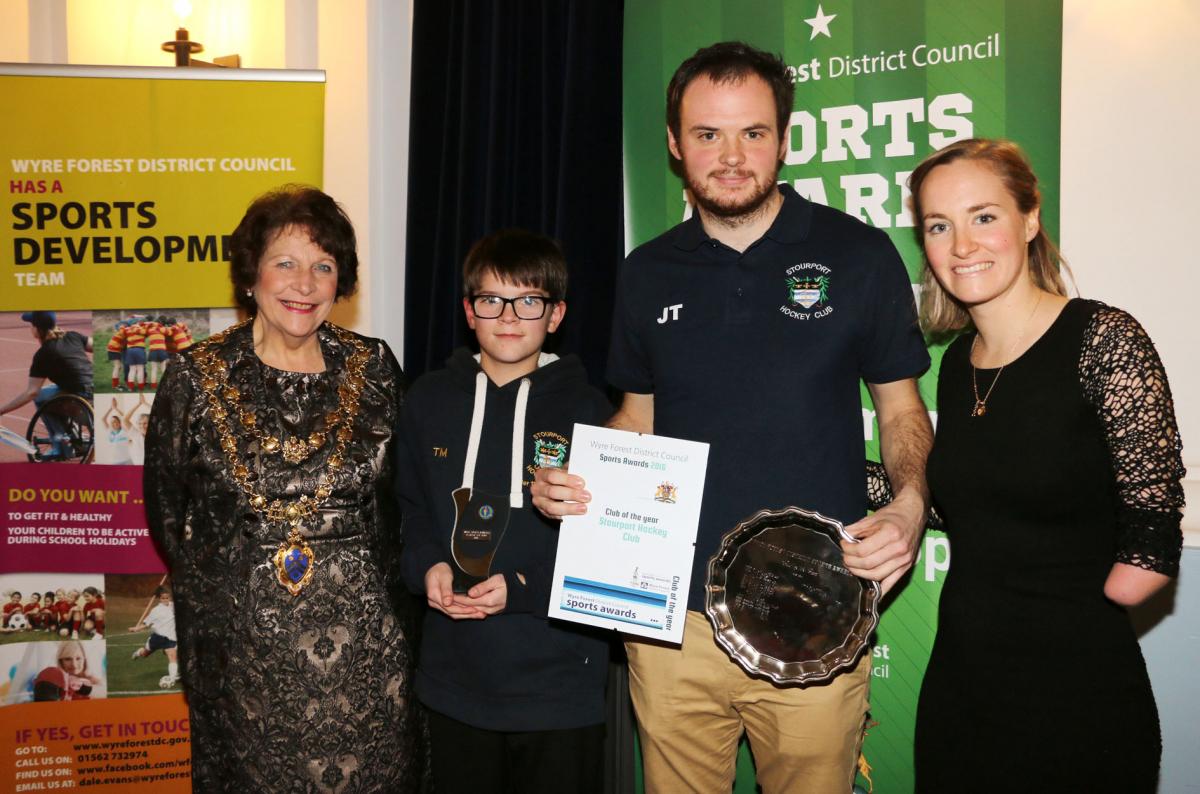 Stourport Hockey Club scooped Club of the Year at the WFDC Sports Awards