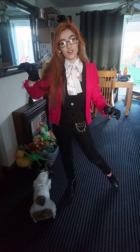 Brody Acton, 12, from Baxter College, as her favourite character from Black Buter – Grell Sutcliffe