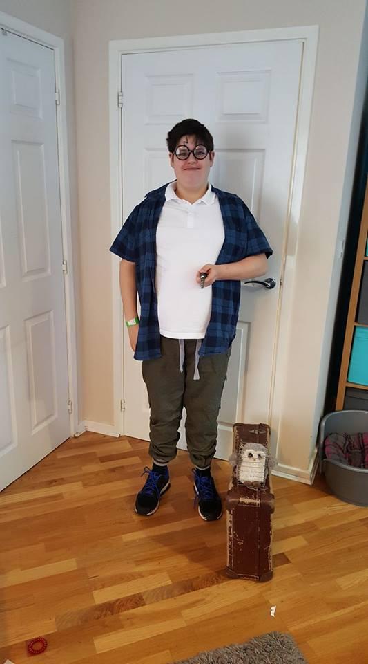 Tyler Healey, 11, from Wyre Forest School, as Harry Potter