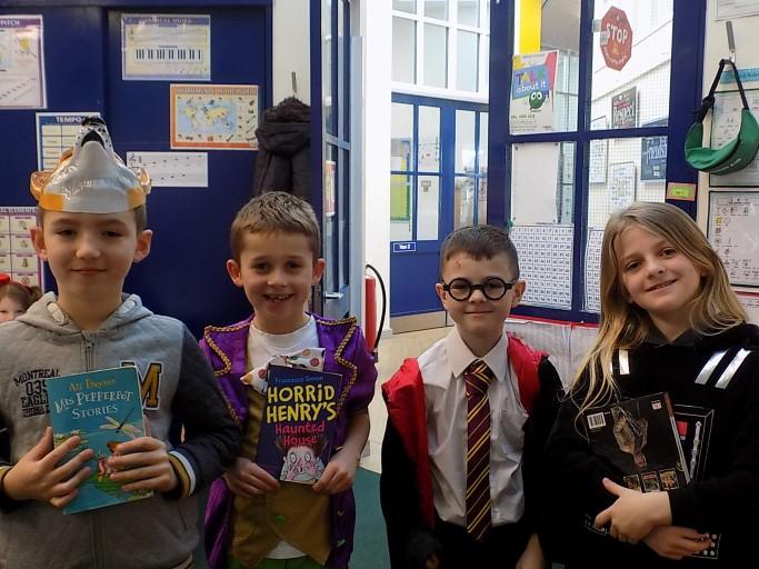 World Book Day at St Oswald's Primary School, in Sion Avenue