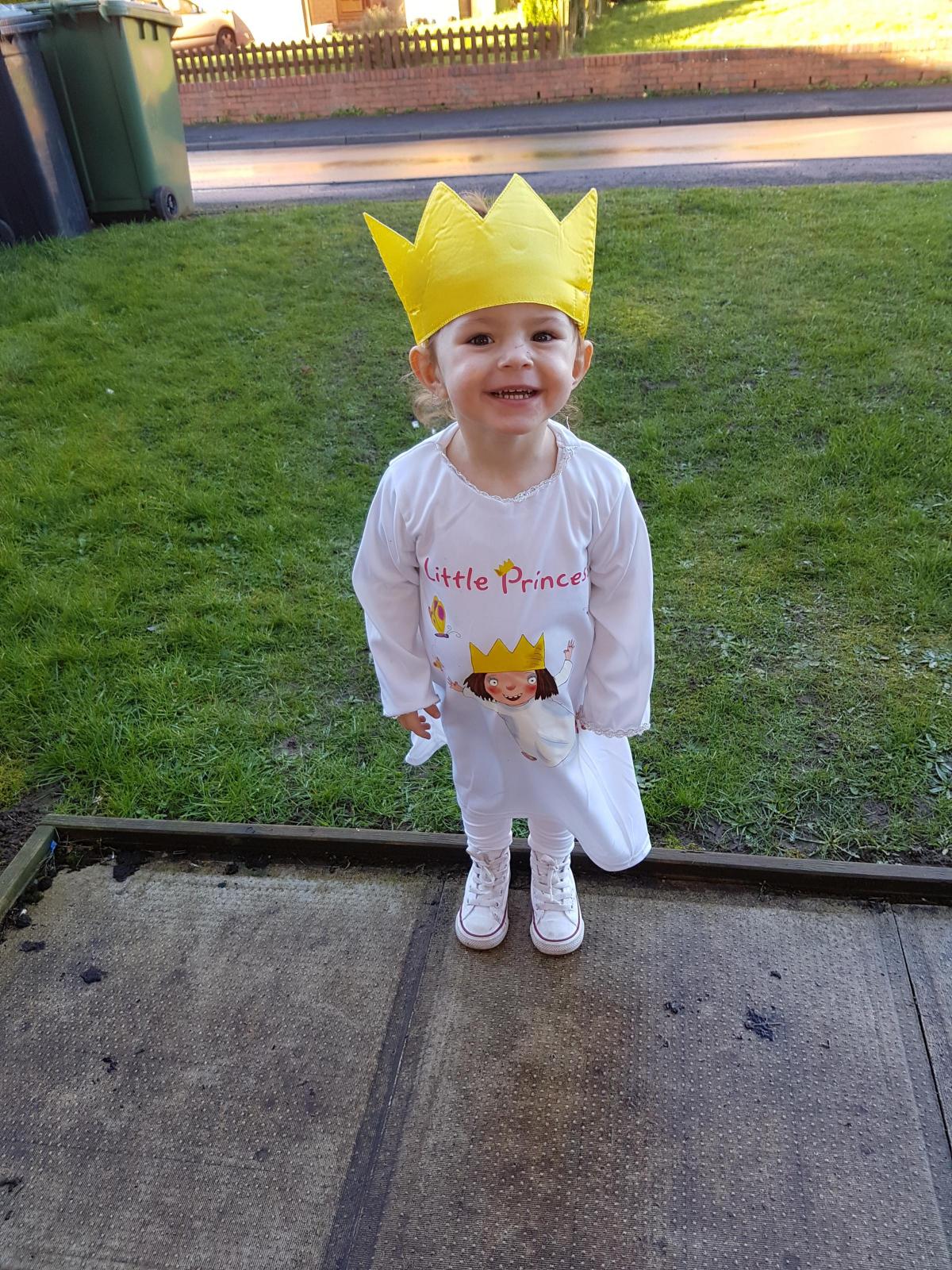 Lacey-Marie Green, 2, from Bewdley Primary School Nursery