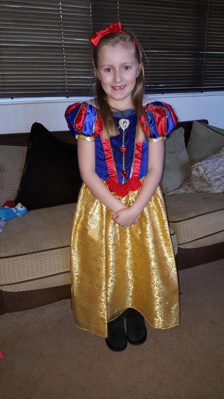 Imogen Marshall-Dutton, 6, from St Anne’s Primary School, as Snow White