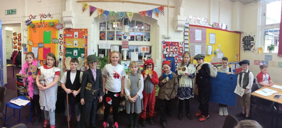 Not only are children at Foley Park Primary School celebrating World Book Day - they are celebrating World Book Month!