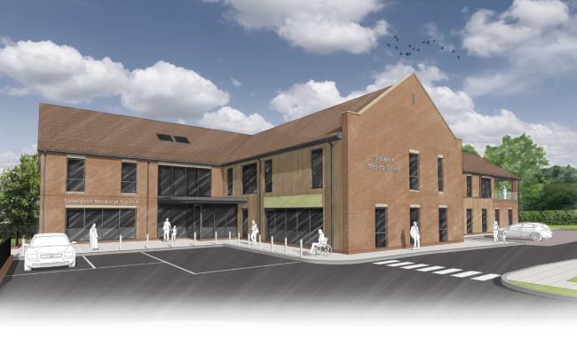 An artists impression of the new Stourport Medical Centre