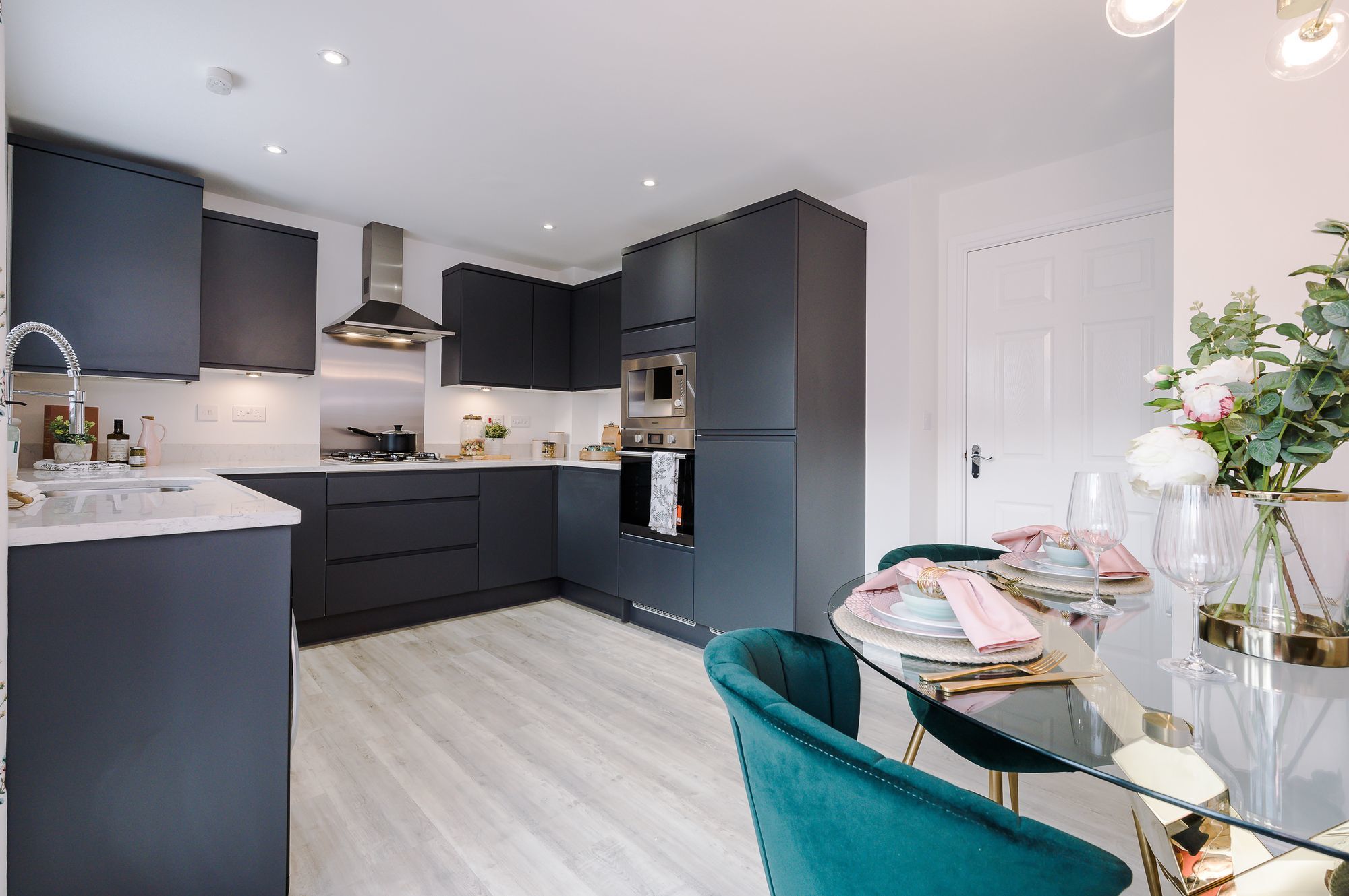 An example of the kitchen in the new Elan homes at The Hyde, Kinver