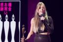 Becky Hill, the winner of Best British Dance Act award during the Brit Awards 2023 at the O2 Arena, London.
