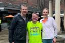 Paul Taylor (centre) with Steve Cram and Paula Radcliffe in 2022