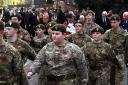 Remembrance Day parade in Stourport