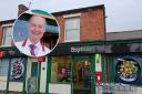 A plaque in honour of Jim Perry has been installed at the new convenience shop