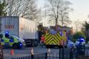 The scene of the incident on Birmingham Road