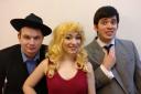 Lewis Doley as Max, Jess Billingham as Ulla and Ollie Edwards as Leo