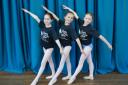 Prima Ballerinas: From left, Wyre Forest dancers Isabel Barlow, Chloe Edwards and Georgina Cooper prepare for their roles.