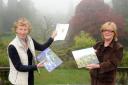Restoring Abberley: Fiona Paterson, left, and Jo Roche in the grounds.