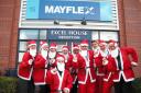 Ho ho ho: A team from Mayflex in Birmingham will take part in Kemp’s Santa Fun Run.