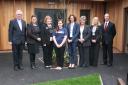 MAKE A WILL: Wyre Forest solicitors join forces with Kemp Hospice fundraiser Alice McMahon, centre.