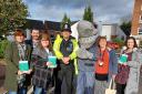The Community Housing team joined forces with the local police to help spread awareness of loan sharks