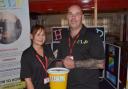 HELP volunteers Jo Ridsdill-Wardle and Dave Griffin
