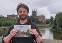 Steven Hamilton with his new book Worcestershire in Photographs
