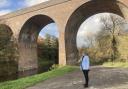 SVR's Helen Smith at Falling Sands Viaduct