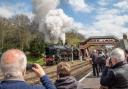 Southern Celeb - Taw Valley, A Column of steam appreciated by Crowds at the Gala. Photo: Jason Hood