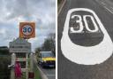 The stretch of road at Callow Hill is now 30mph