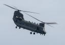 NOISY: A Chinook helicopter flew over Worcestershire this evening including Ombersley and Wychbold.