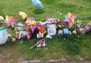 The tributes have been left on Comberton Hill