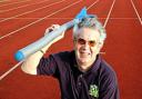 Getting started: Ron Oliver, junior coach at Kidderminster and Stourport Athletic Club, with a foam javelin used by children.