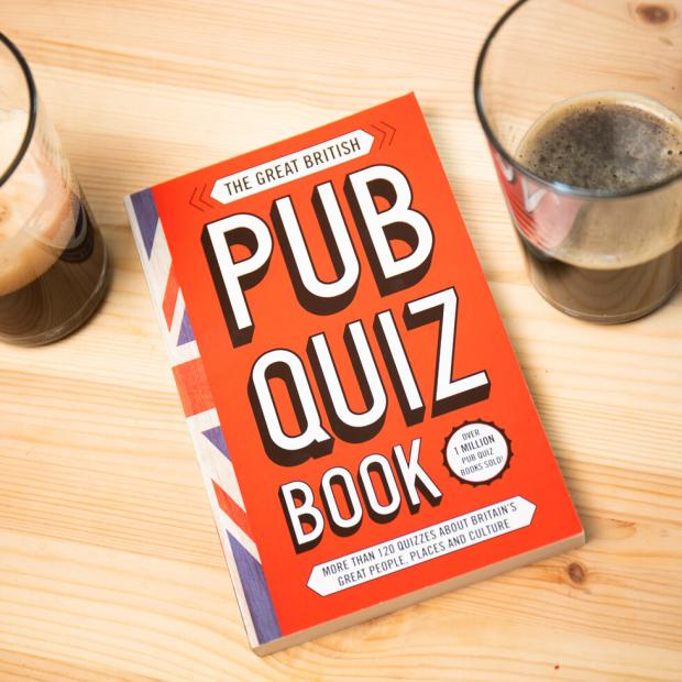 Kidderminster Shuttle: Great British Pub Quiz book. Credit: Firebox