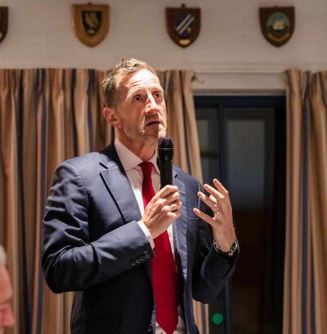 Will Greenwood at the club's Sportsperson's Dinner. Photo: Paul Hickey Photography.