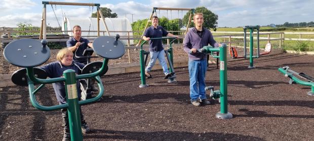Kidderminster Shuttle: The outdoor gym at Leapgate Activity Centre