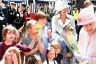 JUBILEE: Queen Elizabeth visiting Worcester for her diamond jubilee in 2012