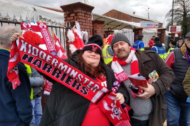 These two say they are optimistic Kidderminster will win 2-1.