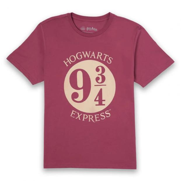 Kidderminster Shuttle: Harry Potter Platform Burgundy T-Shirt (IWOOT)