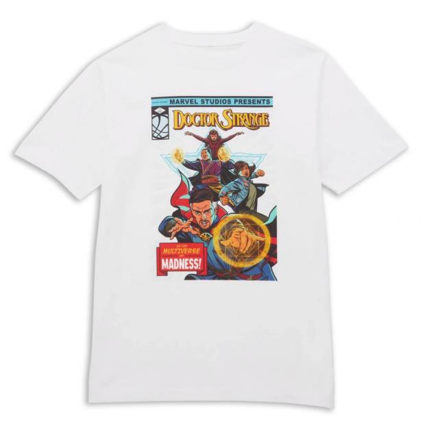 Kidderminster Shuttle: Marvel Dr Strange Star Comic Oversized Heavyweight T-Shirt (Zavvi)