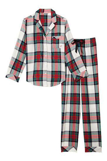 Kidderminster Shuttle: Flannel Long Pyjamas. Credit: Victoria's Secret
