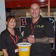 HELP's Jo Ridsdill-Wardle and Dave Griffin