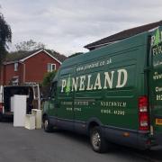 Pineland Furniture in Cleobury Mortimer loaned HELP a van for the day to help two people in need