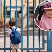 Schools close a day early for Queen's platinum Jubilee: Images from PA and Getty