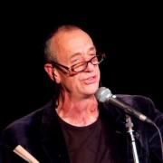 Grumpy old man: Arthur Smith on stage at Bewdley Festival. Photo by Colin Hill.