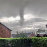 A tornado has been spotted in Worcestershire on September 8.