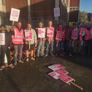 Fresh strike action staged in Kidderminster by BT and Openreach workers. Photo: CWU