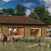 Building work is set to begin on four new luxury lodges at West Midland Safari Park which are based in a lion house.